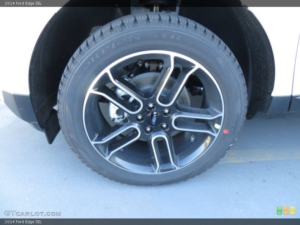 2014 Ford Edge SEL Wheel and Tire Photo #88956706