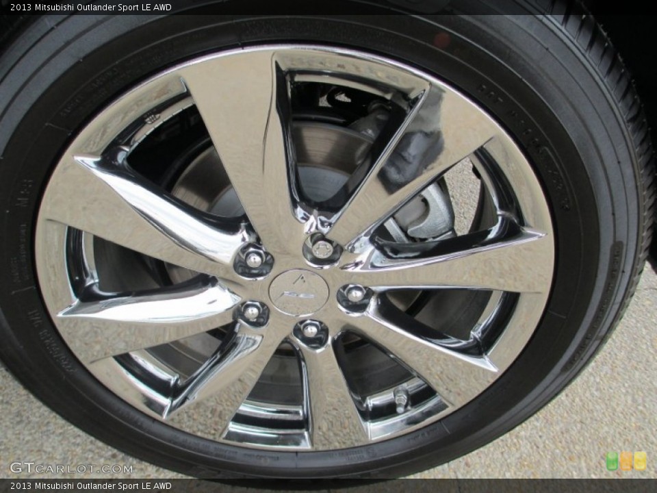 2013 Mitsubishi Outlander Sport LE AWD Wheel and Tire Photo #88962505