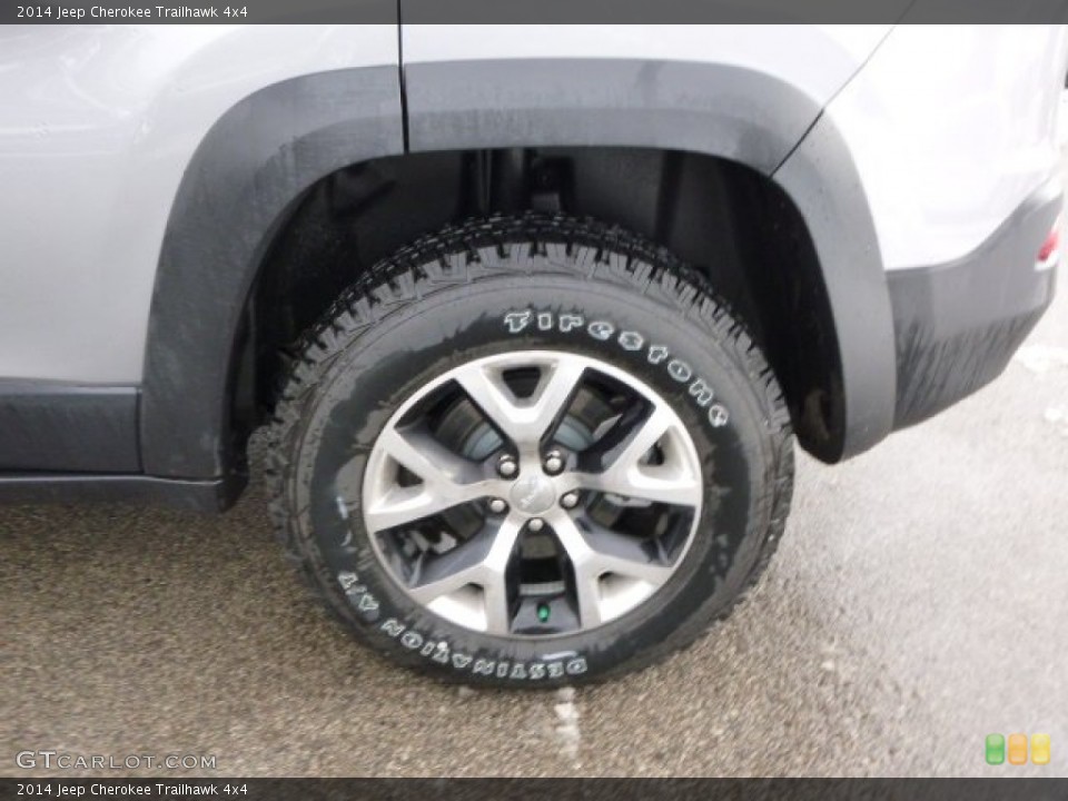 2014 Jeep Cherokee Trailhawk 4x4 Wheel and Tire Photo #88970050