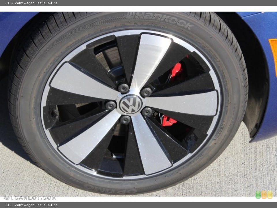 2014 Volkswagen Beetle R-Line Wheel and Tire Photo #88984115