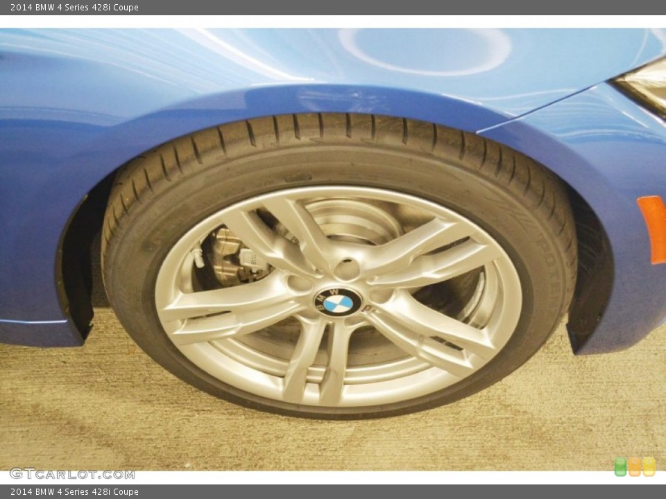 2014 BMW 4 Series 428i Coupe Wheel and Tire Photo #88984583