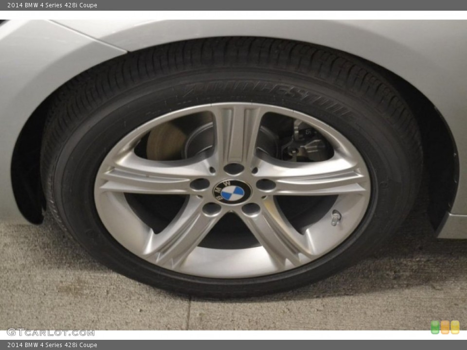 2014 BMW 4 Series 428i Coupe Wheel and Tire Photo #88984942