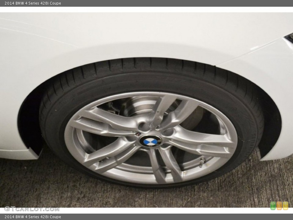 2014 BMW 4 Series 428i Coupe Wheel and Tire Photo #88985050