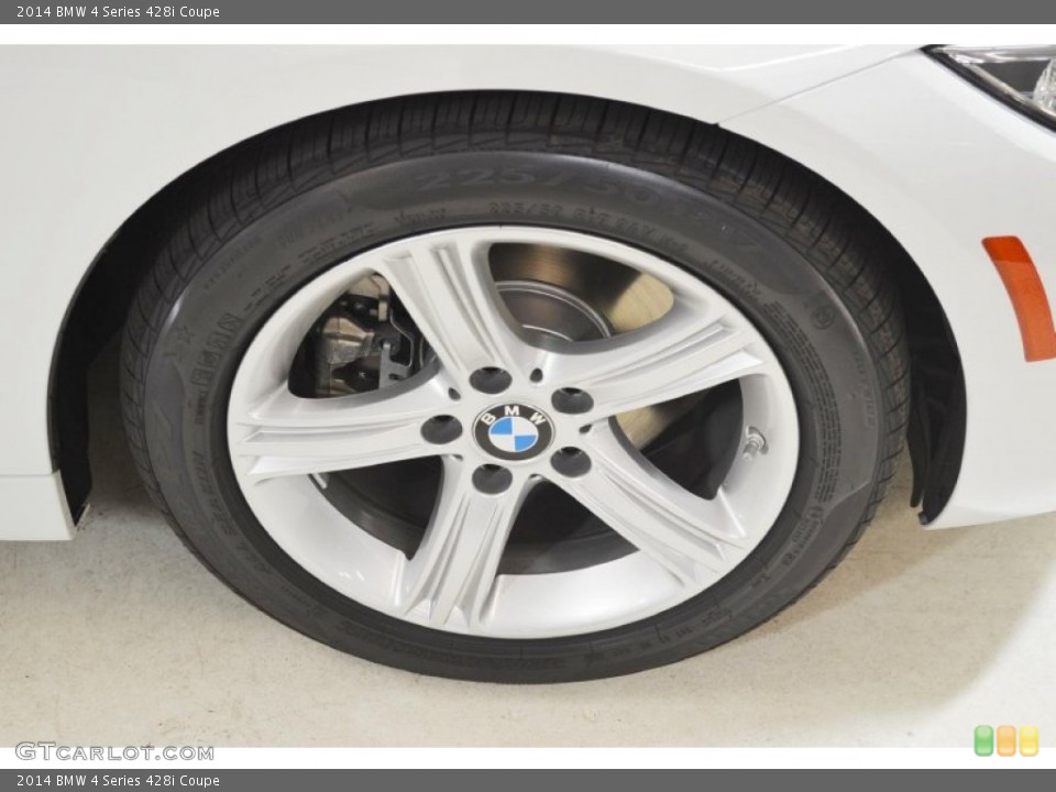 2014 BMW 4 Series 428i Coupe Wheel and Tire Photo #88985299