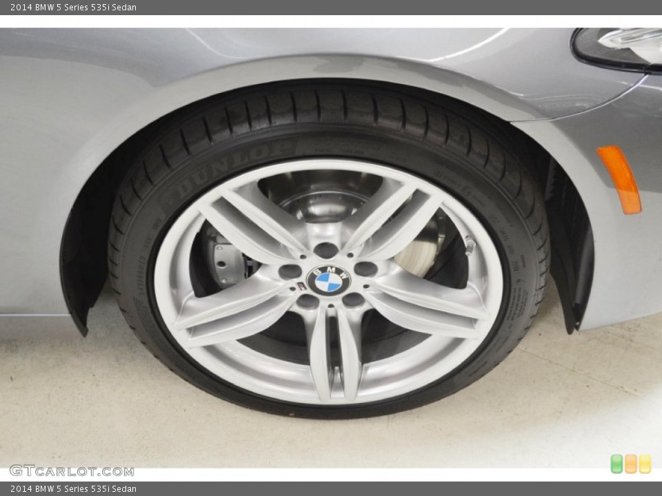 2014 BMW 5 Series 535i Sedan Wheel and Tire Photo #88985524