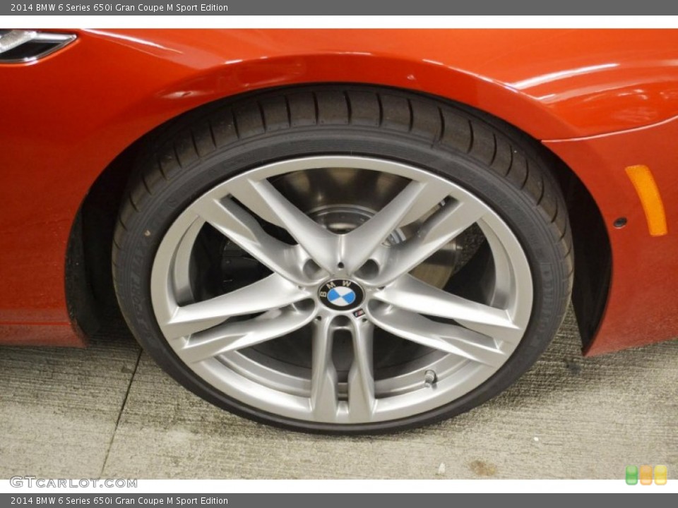 2014 BMW 6 Series 650i Gran Coupe M Sport Edition Wheel and Tire Photo #88985728