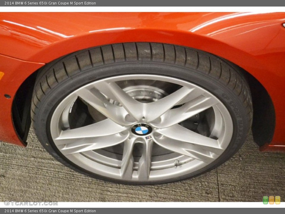 2014 BMW 6 Series 650i Gran Coupe M Sport Edition Wheel and Tire Photo #88985858