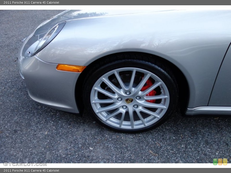 2011 Porsche 911 Carrera 4S Cabriolet Wheel and Tire Photo #88991502
