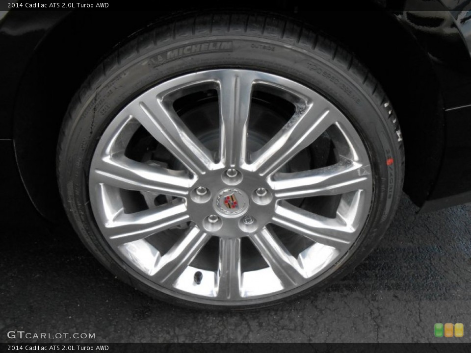 2014 Cadillac ATS 2.0L Turbo AWD Wheel and Tire Photo #88996343