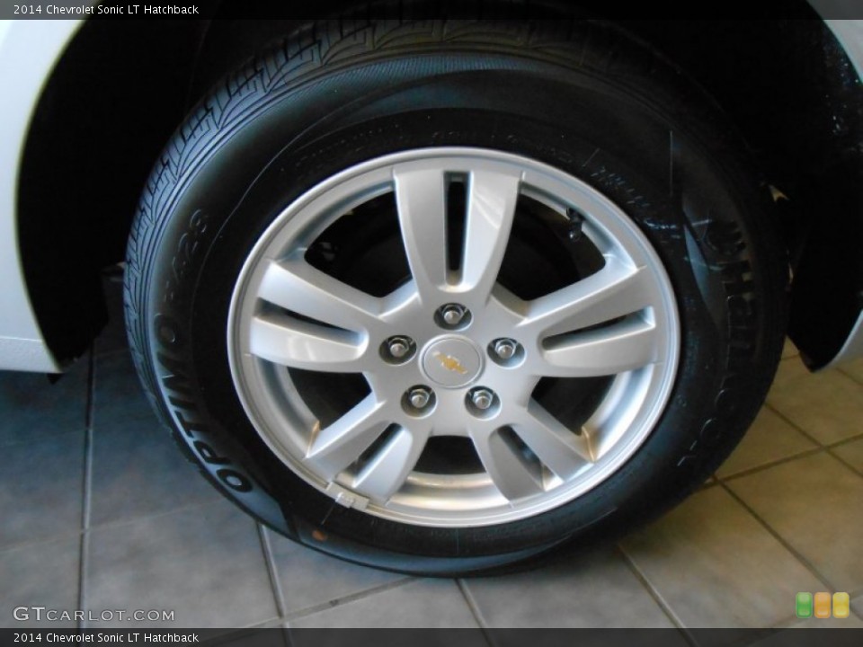 2014 Chevrolet Sonic LT Hatchback Wheel and Tire Photo #89000150