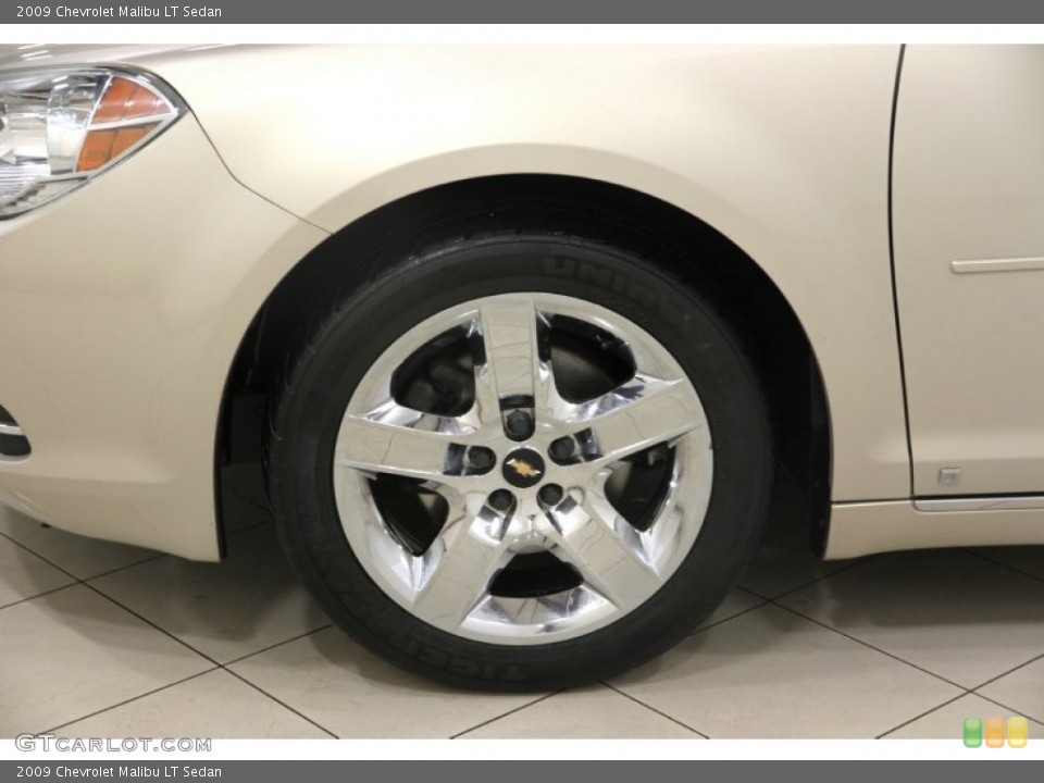 2009 Chevrolet Malibu LT Sedan Wheel and Tire Photo #89001296