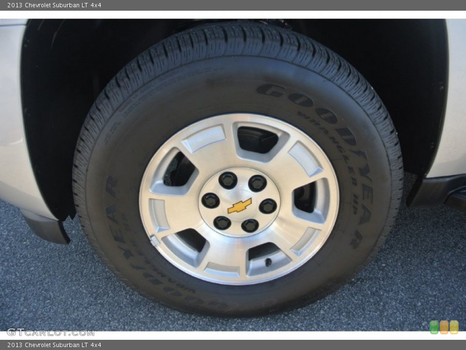 2013 Chevrolet Suburban LT 4x4 Wheel and Tire Photo #89006372