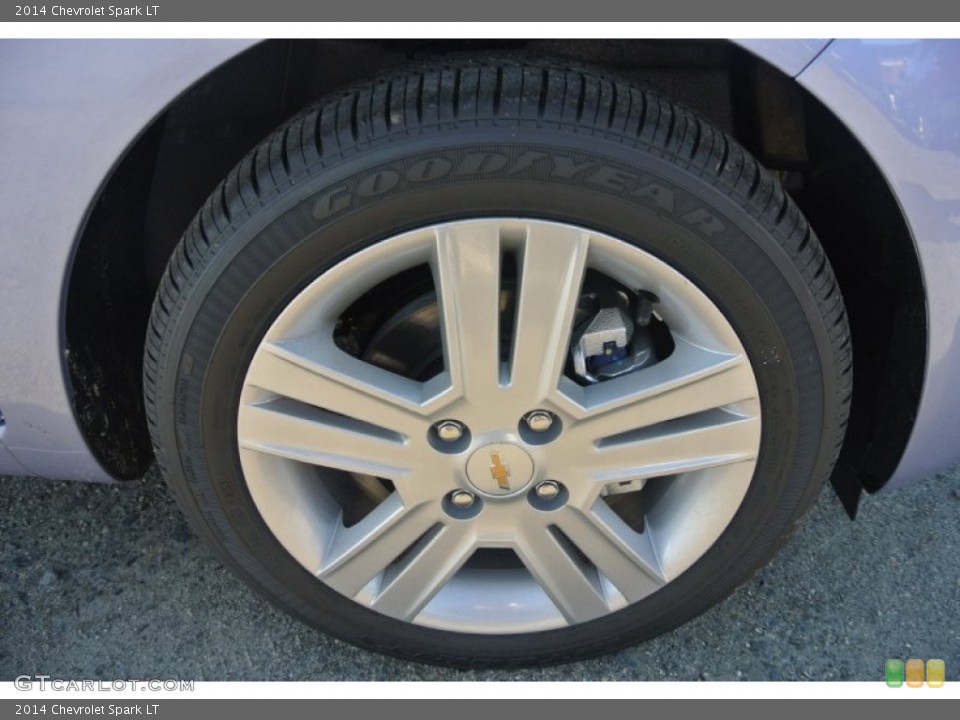 2014 Chevrolet Spark LT Wheel and Tire Photo #89006756