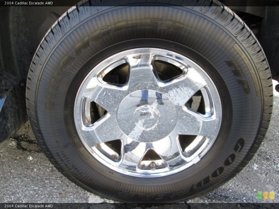 2004 Cadillac Escalade AWD Wheel and Tire Photo #89011839
