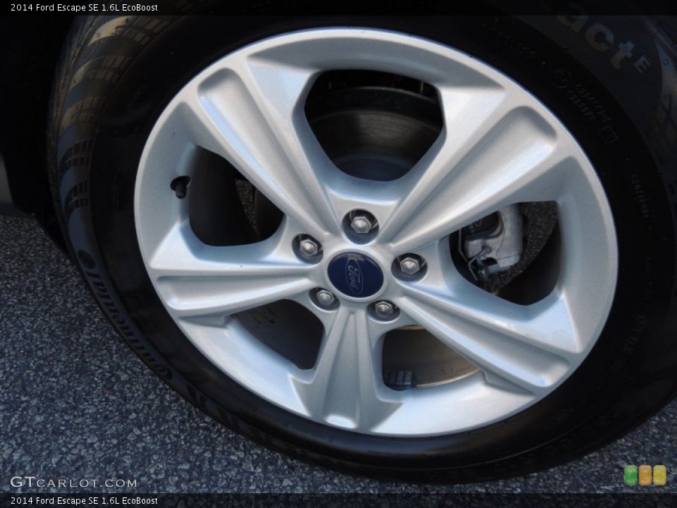 2014 Ford Escape SE 1.6L EcoBoost Wheel and Tire Photo #89015301