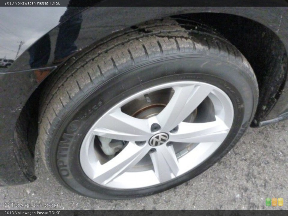 2013 Volkswagen Passat TDI SE Wheel and Tire Photo #89017374