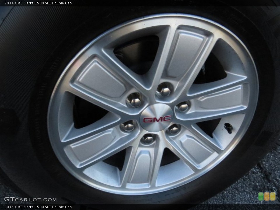 2014 GMC Sierra 1500 SLE Double Cab Wheel and Tire Photo #89022774