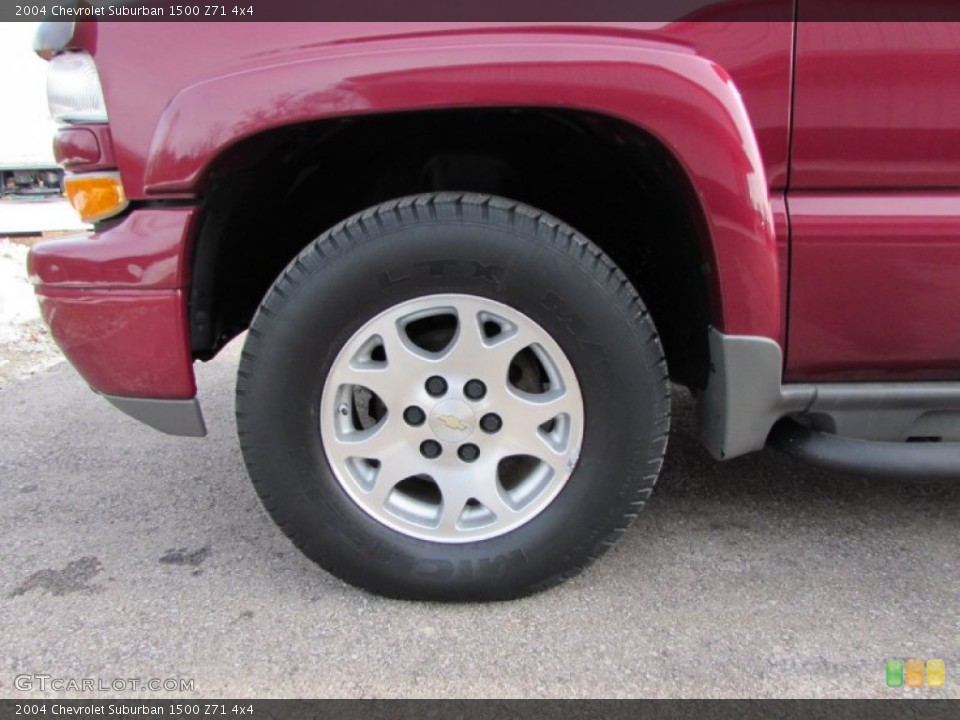 2004 Chevrolet Suburban 1500 Z71 4x4 Wheel and Tire Photo #89025869
