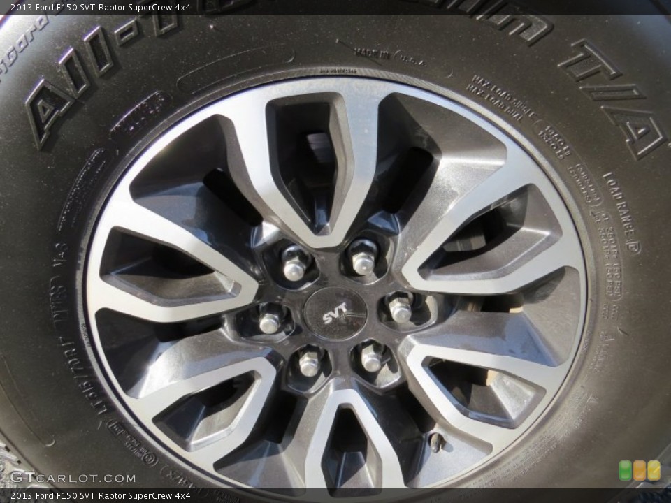2013 Ford F150 SVT Raptor SuperCrew 4x4 Wheel and Tire Photo #89026941