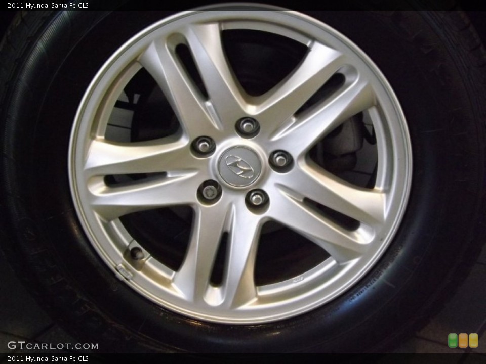 2011 Hyundai Santa Fe GLS Wheel and Tire Photo #89027976