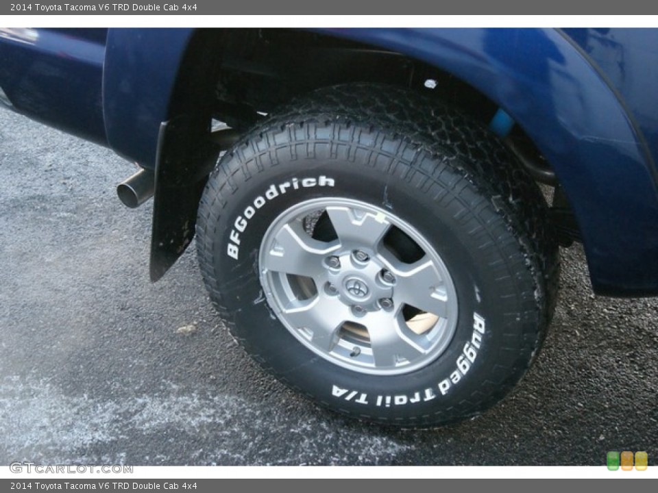2014 Toyota Tacoma V6 TRD Double Cab 4x4 Wheel and Tire Photo #89033769