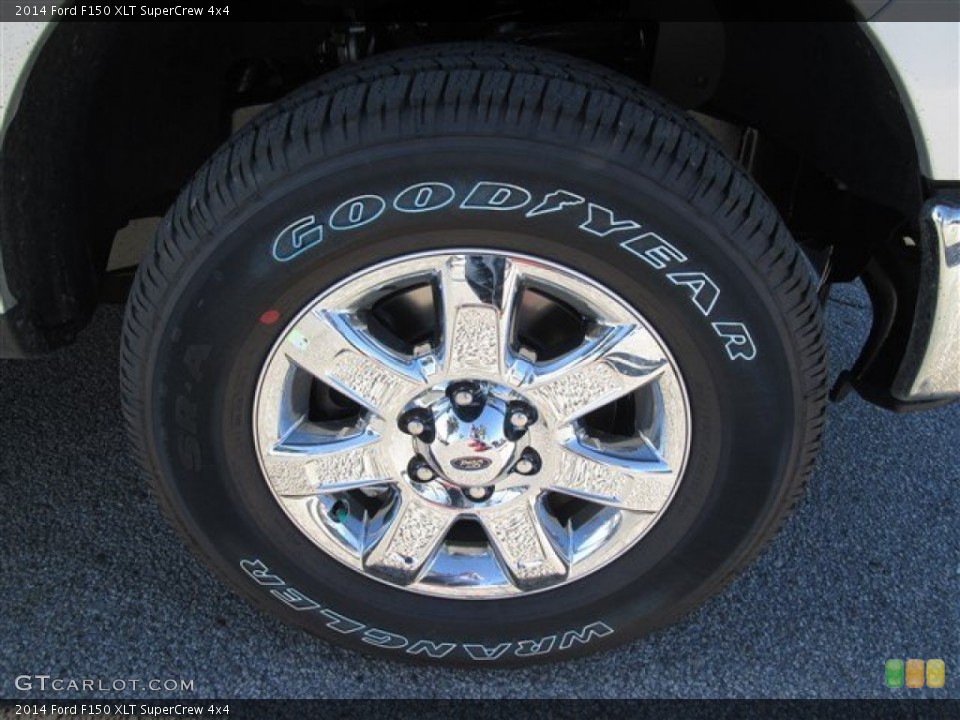 2014 Ford F150 XLT SuperCrew 4x4 Wheel and Tire Photo #89035295
