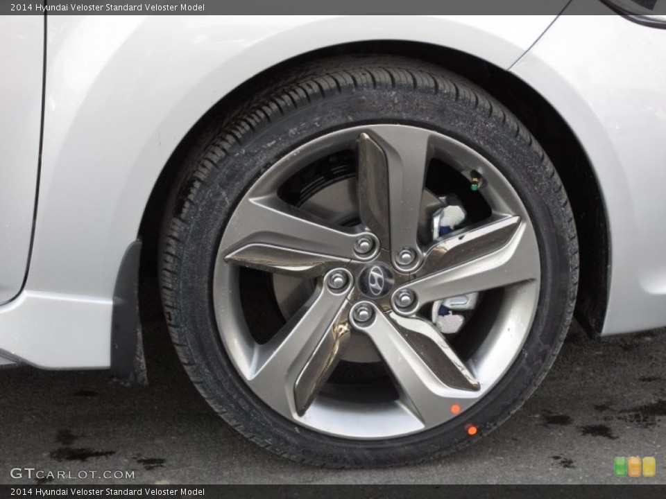 2014 Hyundai Veloster  Wheel and Tire Photo #89038818