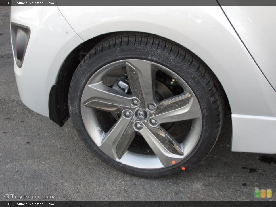 2014 Hyundai Veloster Turbo Wheel and Tire Photo #89039961