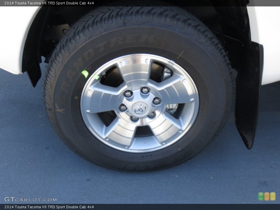 2014 Toyota Tacoma V6 TRD Sport Double Cab 4x4 Wheel and Tire Photo #89050509