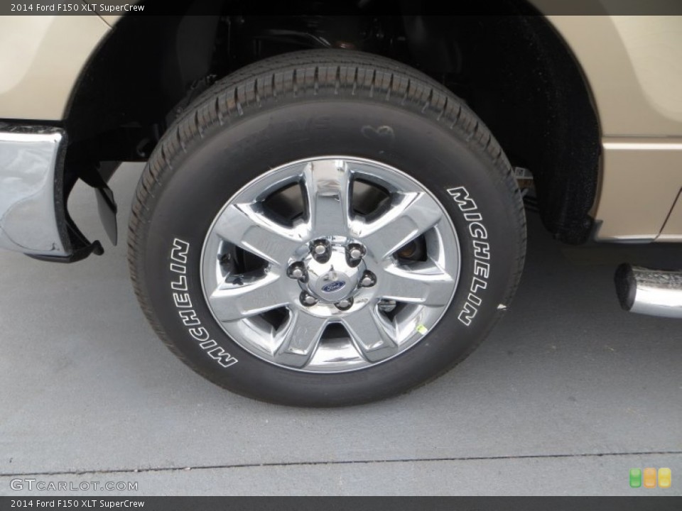 2014 Ford F150 XLT SuperCrew Wheel and Tire Photo #89051073