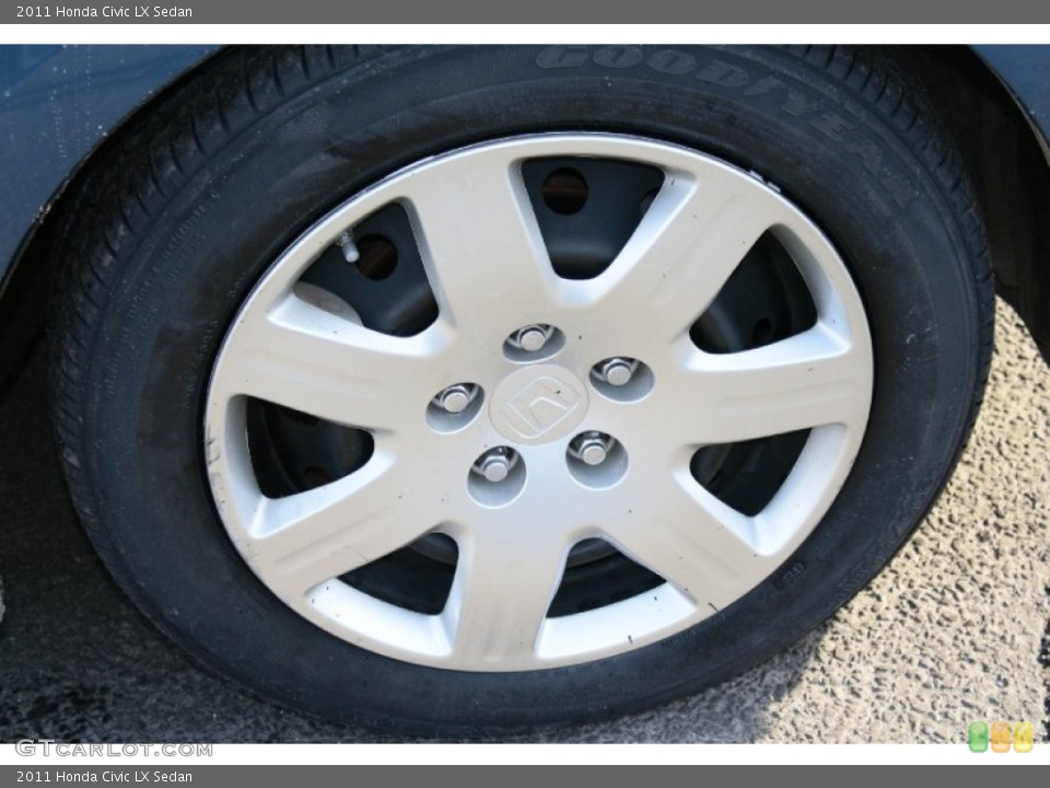 2011 Honda Civic LX Sedan Wheel and Tire Photo #89058273