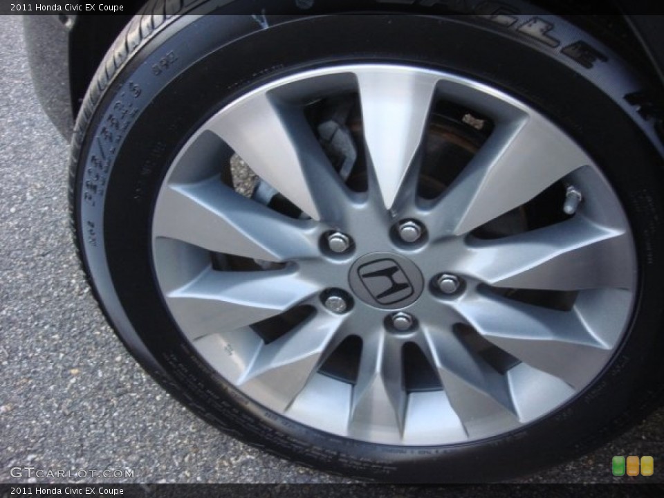 2011 Honda Civic EX Coupe Wheel and Tire Photo #89061371