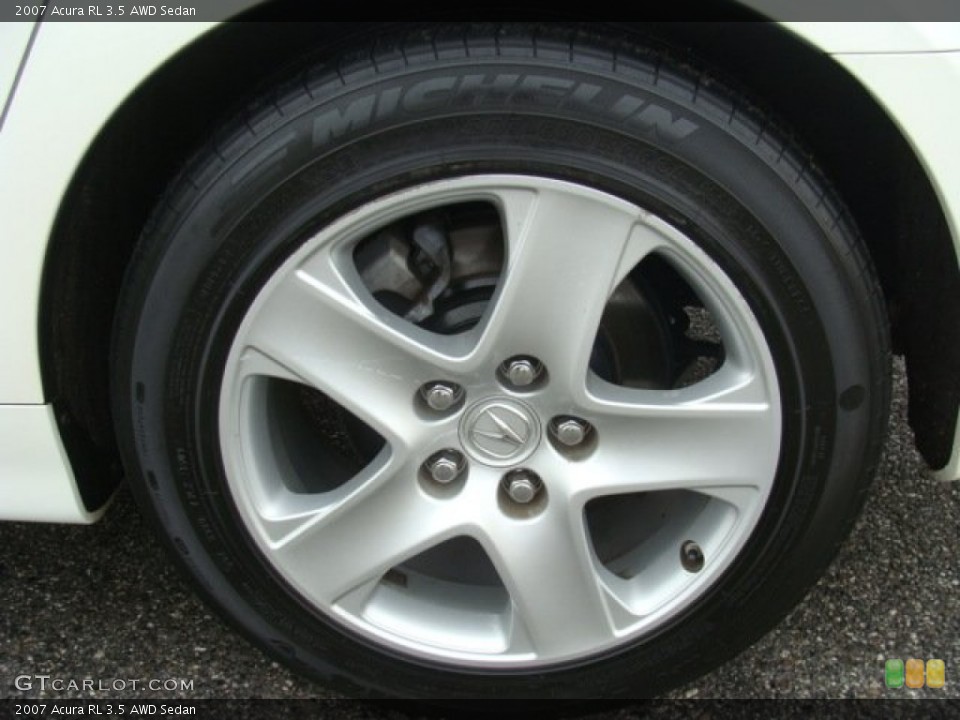 2007 Acura RL 3.5 AWD Sedan Wheel and Tire Photo #89063654