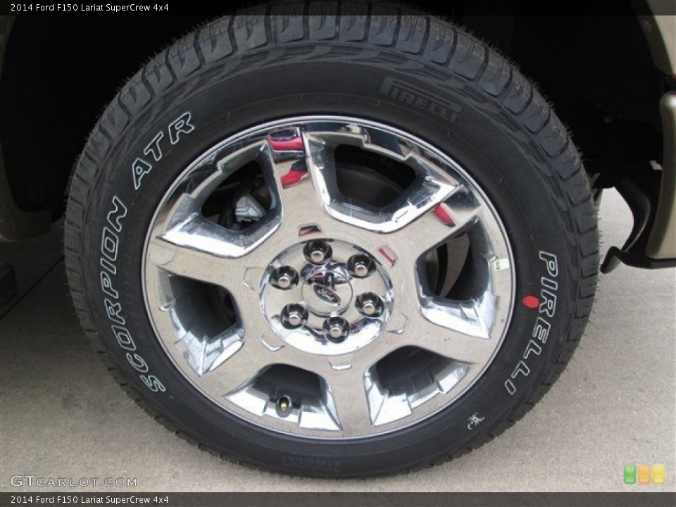 2014 Ford F150 Lariat SuperCrew 4x4 Wheel and Tire Photo #89073461