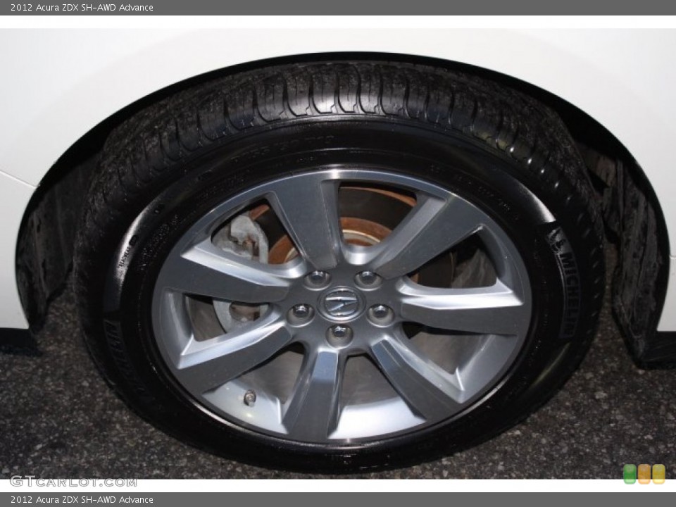 2012 Acura ZDX SH-AWD Advance Wheel and Tire Photo #89081102