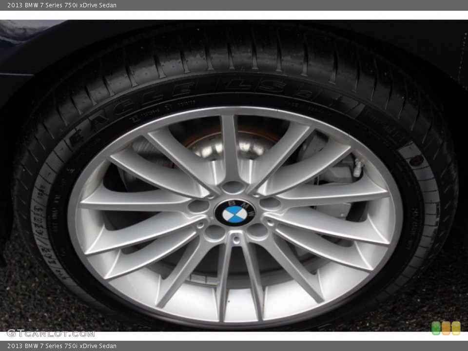 2013 BMW 7 Series 750i xDrive Sedan Wheel and Tire Photo #89083964