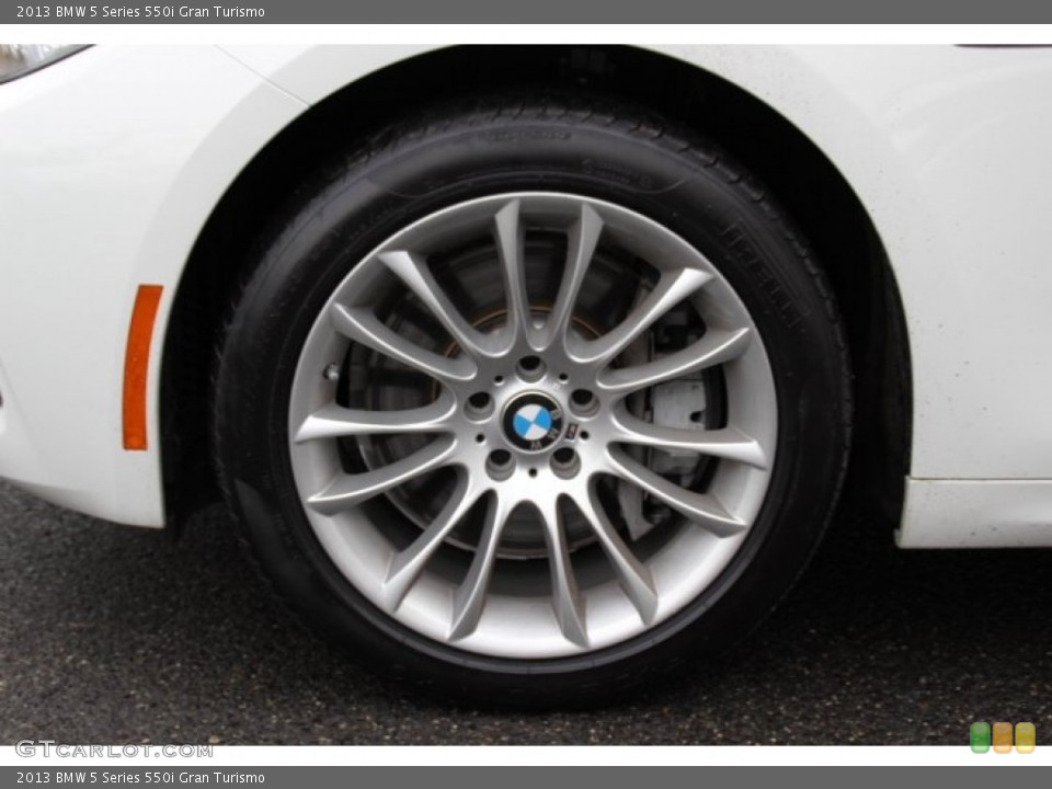 2013 BMW 5 Series 550i Gran Turismo Wheel and Tire Photo #89085350