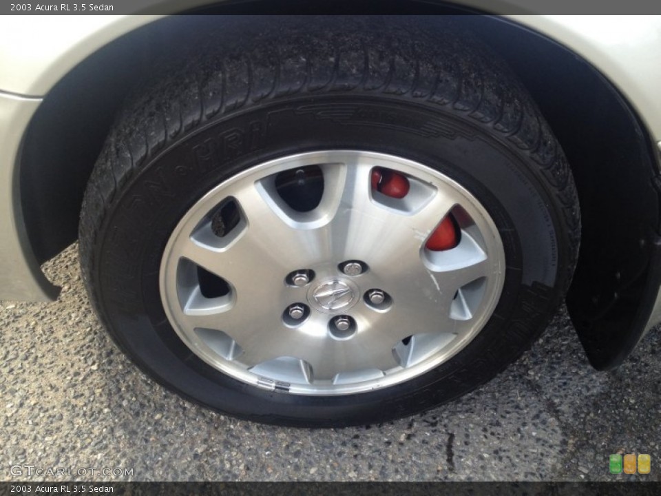 2003 Acura RL 3.5 Sedan Wheel and Tire Photo #89087363