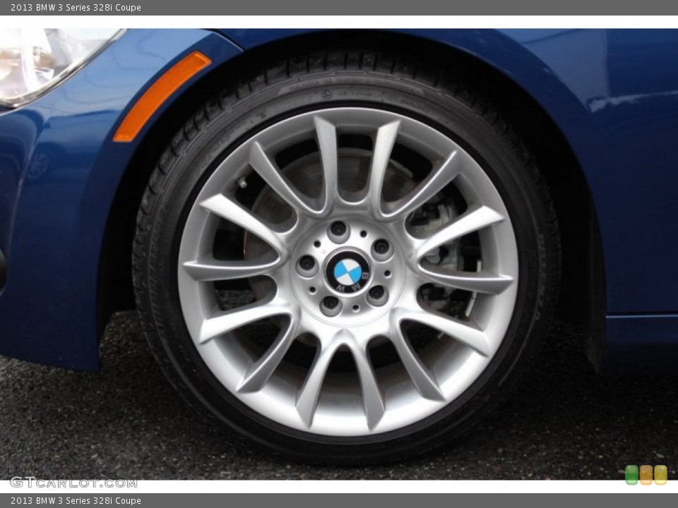 2013 BMW 3 Series 328i Coupe Wheel and Tire Photo #89087399