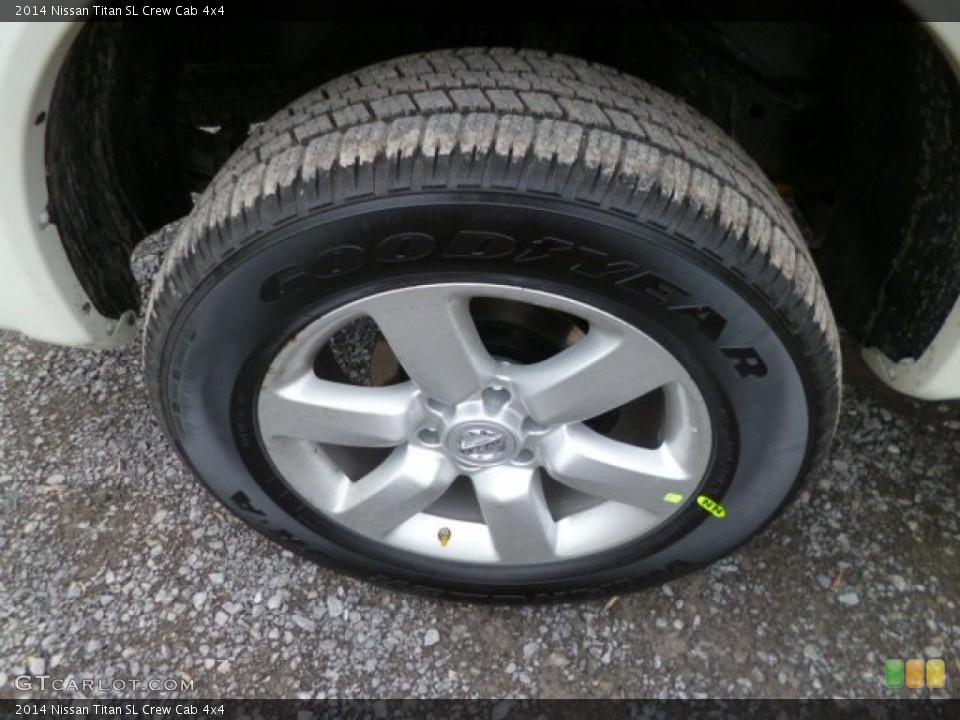 2014 Nissan Titan SL Crew Cab 4x4 Wheel and Tire Photo #89100284