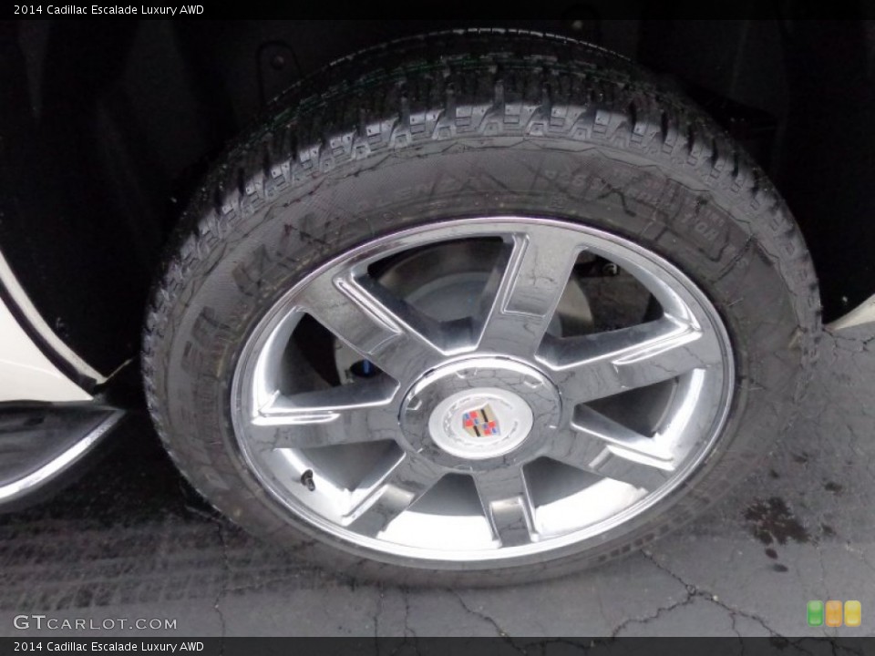 2014 Cadillac Escalade Luxury AWD Wheel and Tire Photo #89103211