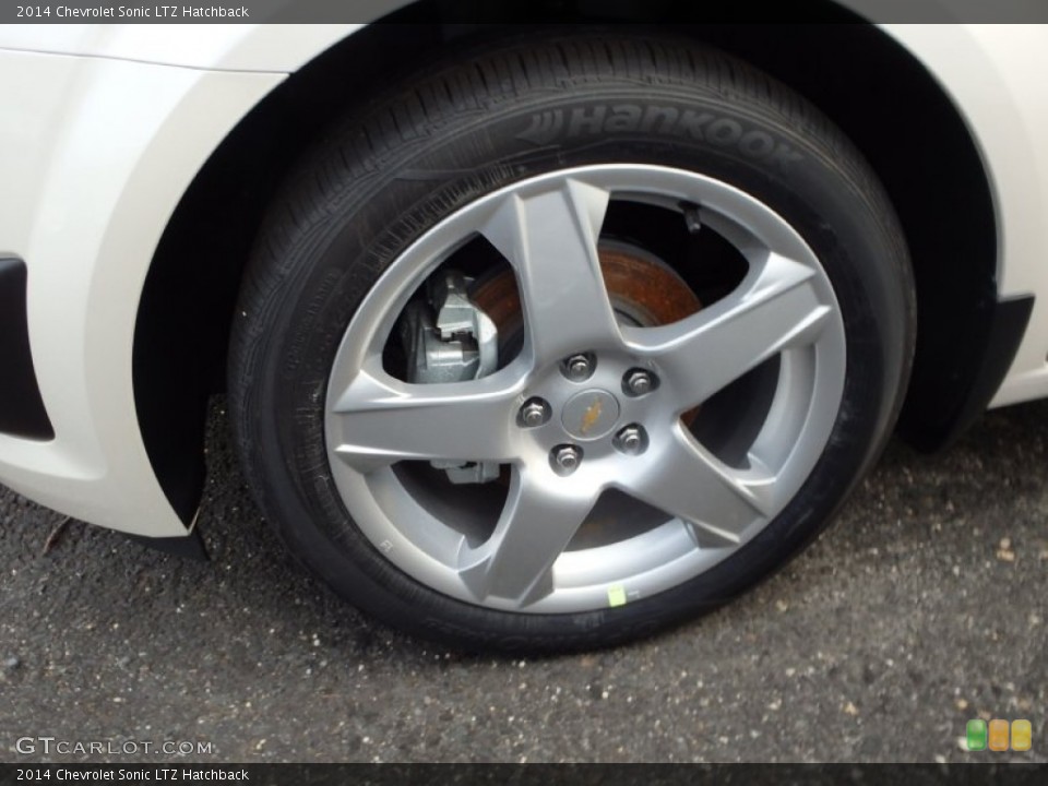 2014 Chevrolet Sonic LTZ Hatchback Wheel and Tire Photo #89104433