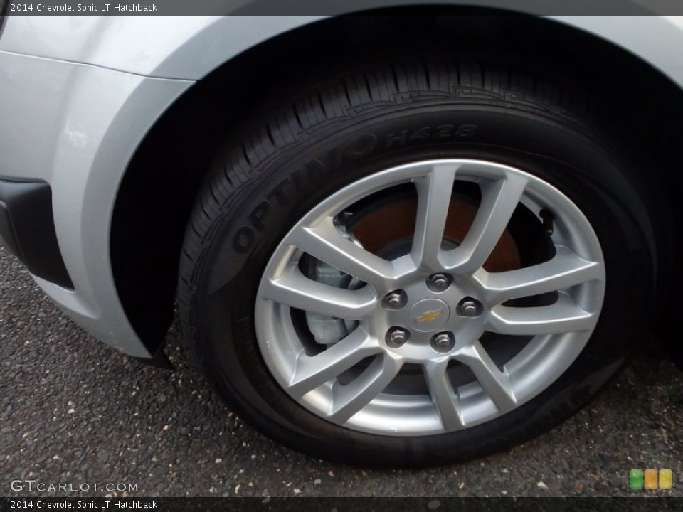 2014 Chevrolet Sonic LT Hatchback Wheel and Tire Photo #89105633