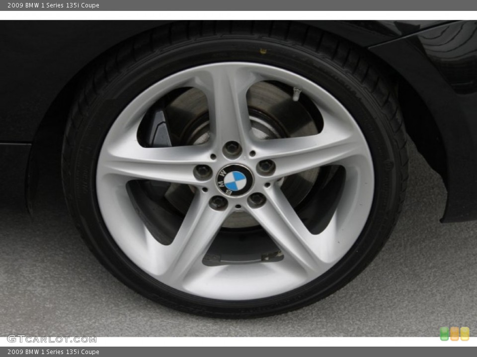 2009 BMW 1 Series 135i Coupe Wheel and Tire Photo #89106383