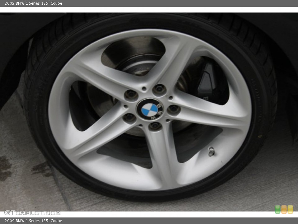 2009 BMW 1 Series 135i Coupe Wheel and Tire Photo #89106449