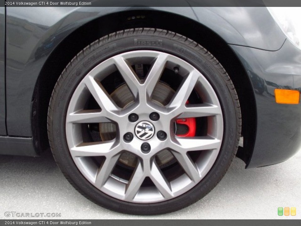 2014 Volkswagen GTI 4 Door Wolfsburg Edition Wheel and Tire Photo #89108492