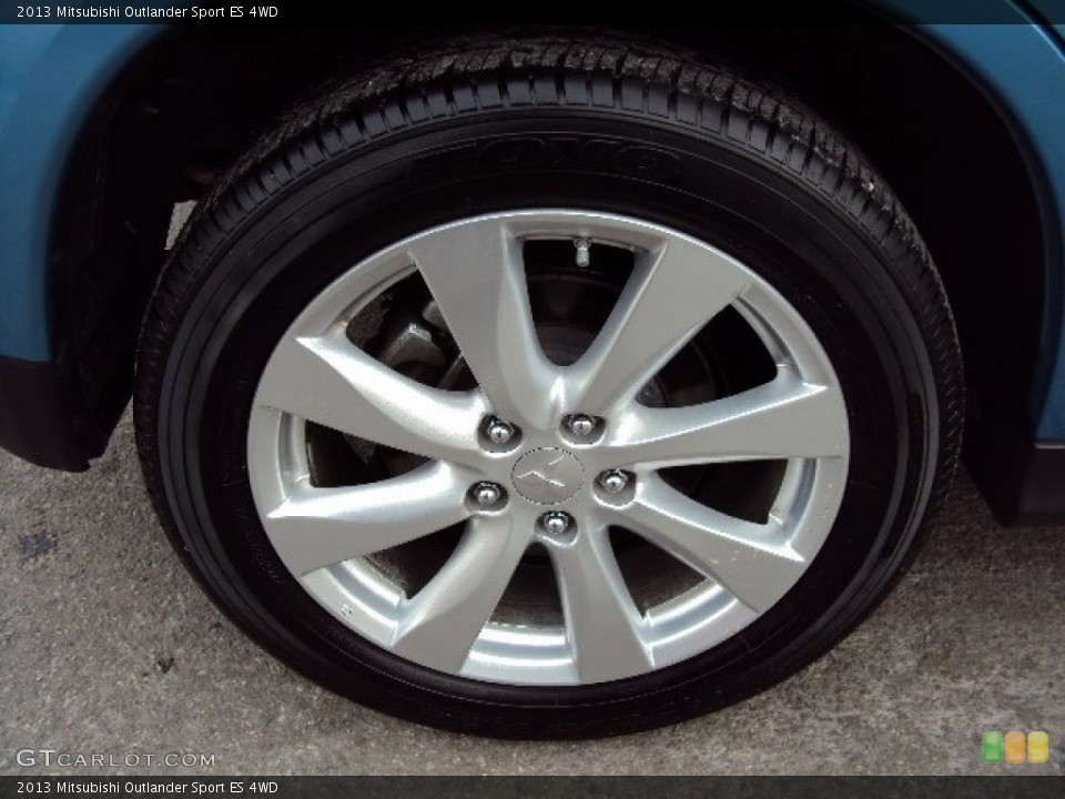 2013 Mitsubishi Outlander Sport ES 4WD Wheel and Tire Photo #89111306