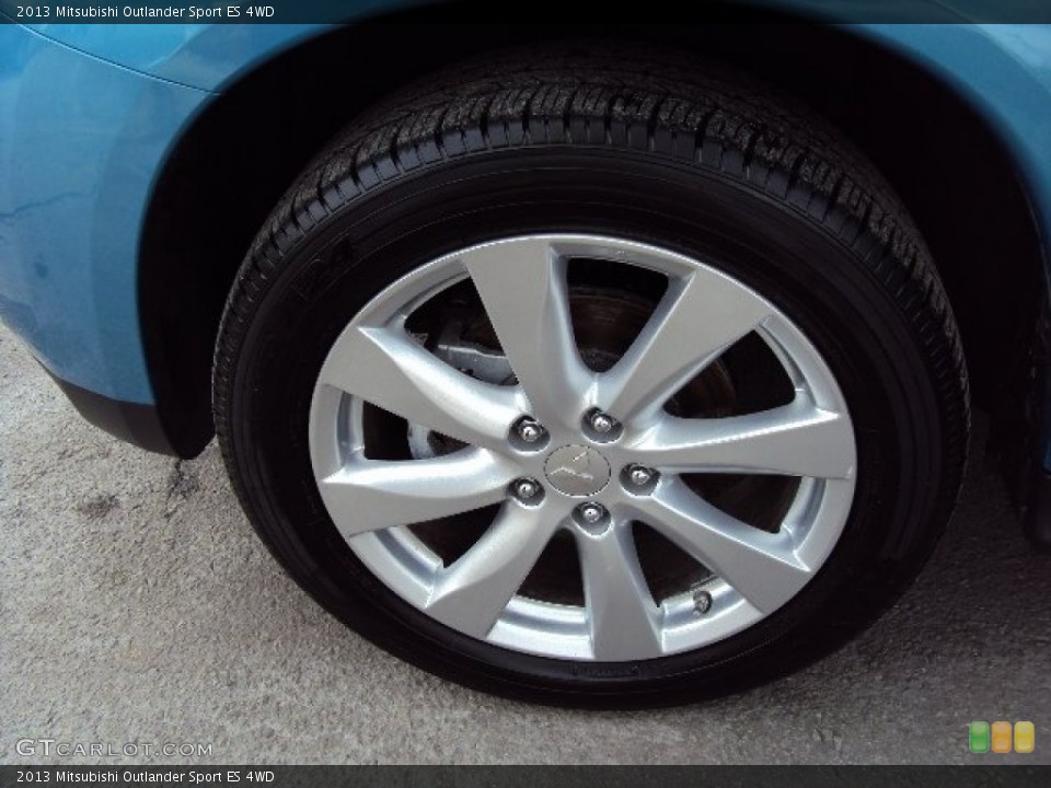 2013 Mitsubishi Outlander Sport ES 4WD Wheel and Tire Photo #89111338