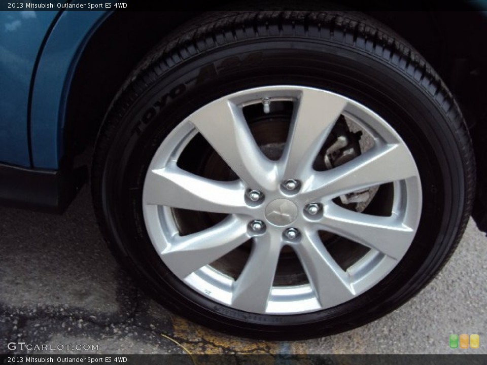2013 Mitsubishi Outlander Sport ES 4WD Wheel and Tire Photo #89111351