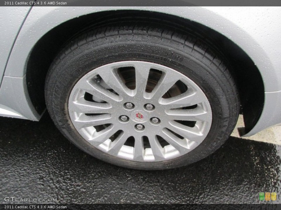 2011 Cadillac CTS 4 3.6 AWD Sedan Wheel and Tire Photo #89121114